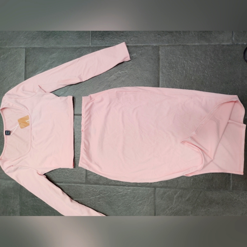 NWT! SHEIN Pink Skirt Set